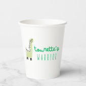 トゥレットの戦士認識度紙カップかわいい 紙コップ (正面)