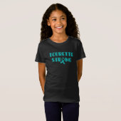 トゥレット強い女の子Tシャツ Tシャツ (正面フル)