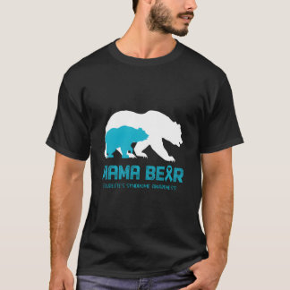 トゥレット症候群の啓発 ママベア Tシャツ