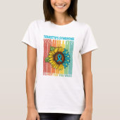 トゥレット症候群の戦士それは弱い者のためではない Tシャツ (正面)