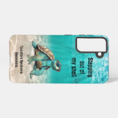 トゥレット症候群カメカスタムルSAMSUNGケース SAMSUNG GALAXYケース (裏面横)