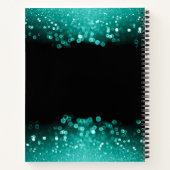 トゥレット症候群スパイラルノートに輝く ノートブック (裏面)