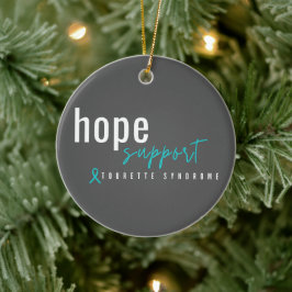 トゥレット症候群。ホープ支持。オーナメント セラミックオーナメント