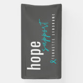 トゥレット症候群。ホープ支持。バナー記号 横断幕 (縦)