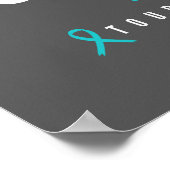 トゥレット症候群。ホープ支持。ポスターとプリント ポスター (角)