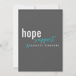 トゥレット症候群。ホープ支持。招待状 招待状