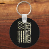 トゥレッドリボンハート病認識度ギフトアメリカ キーホルダー (正面)