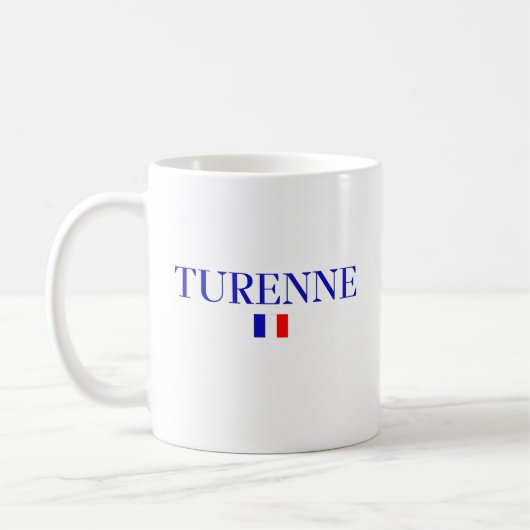 トゥレンヌフランス コーヒーマグカップ (左)