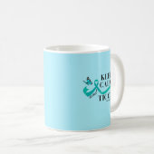 トゥレ保ット症候群のマグカップに落ち着いてチック コーヒーマグカップ (正面右)