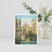 トゥロンハイムノルウェー美しい油絵都市 ポストカード (スタンド正面)