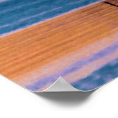 トゥワイライトオーバーウシュアイア港 ポスター (角)