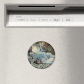 トゥワフツマンによる滝、ヴィンテージ印象派 マグネット (インサイチュ (食洗機))