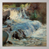 トゥワフツマンの滝、ヴィンテージ印象派 ポスター (正面)