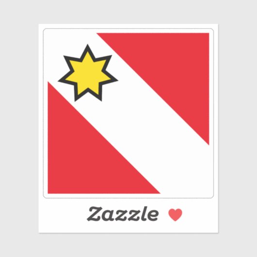 トゥン国旗 シール (シート)