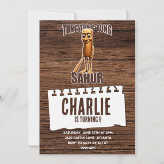 トゥン トゥン サフール バースデー インビテーション