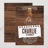 トゥン トゥン サフール 誕生日招待状 招待状 (正面/裏面)