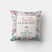 トゥーアンドホリデイメリーグリーナリーファミリー クッション (正面)