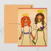 トゥーエンジェル – アートバイローズベス ポストカード (正面/裏面)