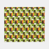 トゥーカラフルカン フリースブランケット (正面(横))