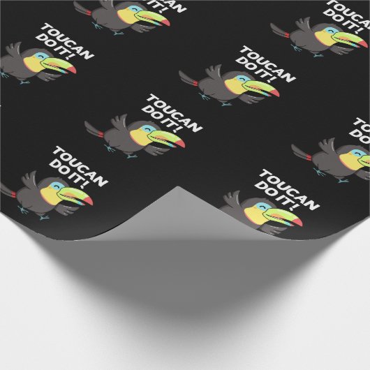 トゥーカンおもしろいド前向きバードプンダークBG ラッピングペーパー (角)