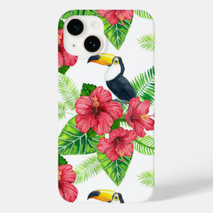 トゥーカンとトロピカルブーケ Case-Mate iPhone 14ケース