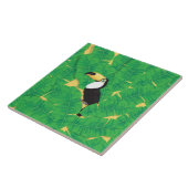 トゥーカンとバナナ葉の タイル (側面)