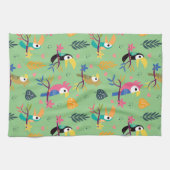 トゥーカンとパロット キッチンタオル (横)