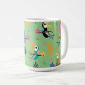 トゥーカンとパロット コーヒーマグカップ (正面右)