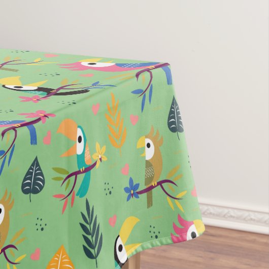 トゥーカンとパロット テーブルクロス (インサイチュ)