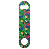 トゥーカンと熱帯庭園の水彩 スピード栓抜き (正面)