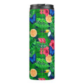 トゥーカンと熱帯庭園の水彩 タンブラー (裏面)