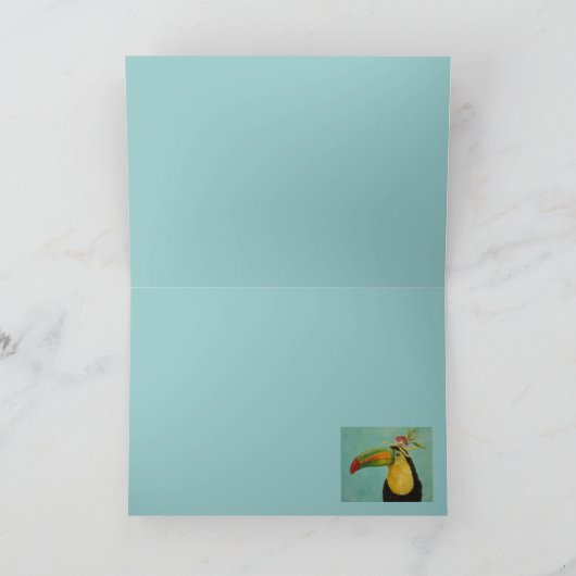 トゥーカンのグリーティングカードのフェルナンド カード (内部)