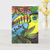 トゥーカンのテッツァ カード (黄色い花)