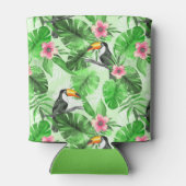 トゥーカンの熱帯パターン 缶クーラー (裏面)