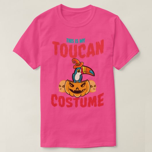 トゥーカンの鳥ハロウィーンの衣装 Tシャツ (デザイン正面)