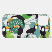 トゥーカンの鳥：パーム葉のパターン Case-Mate iPhoneケース (裏面 (横))