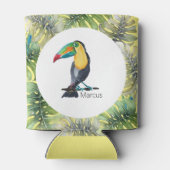 トゥーカンエキゾチック水カラーイラストレーション 缶クーラー (裏面)