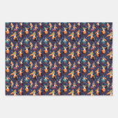 トゥーカンクリスマスラッピング紙 ラッピングペーパーシート (正面3)