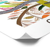 トゥーカンコスタリカデザインポスター ポスター (角)