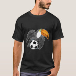トゥーカンサッカー選手サッカー Tシャツ