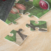 トゥーカンジャングルトロピカルバードビューティフルアンティーク ジグソーパズル (側面)