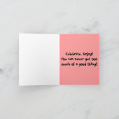 トゥーカンズのハッピーアニバーサリー カード (内部)