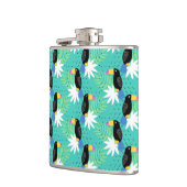 トゥーカンズオンティール（緑がかった色） フラスク (左)