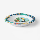 トゥーカントロピカルレインフォレストサマーズブライダルシャワー ペーパーボウル (傾斜あり)