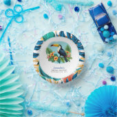 トゥーカントロピカルレインフォレストサマーズブライダルシャワー ペーパーボウル (パーティー)