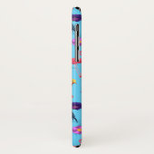 トゥーカンフラミンゴとアララのシームレスバードパターン Case-Mate iPhoneケース (裏面/左)