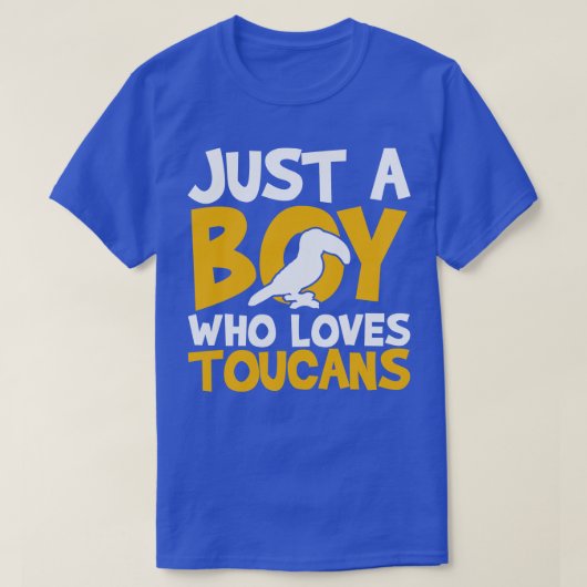 トゥーカン熱帯鳥トゥーカン愛好家 Tシャツ (デザイン正面)