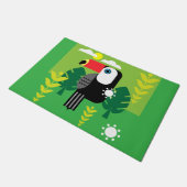 トゥーカン熱帯鳥 ドアマット (アングル)
