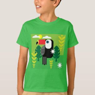 トゥーカン熱帯鳥 Tシャツ