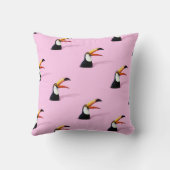 トゥーカン発表:トロピカルピンクの楽園 クッション (裏面)